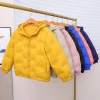Children's light and thin down jacket, short style for boys and girls, thickened winter hooded jacket for children and babies, national standard 90 down Application Scenario
